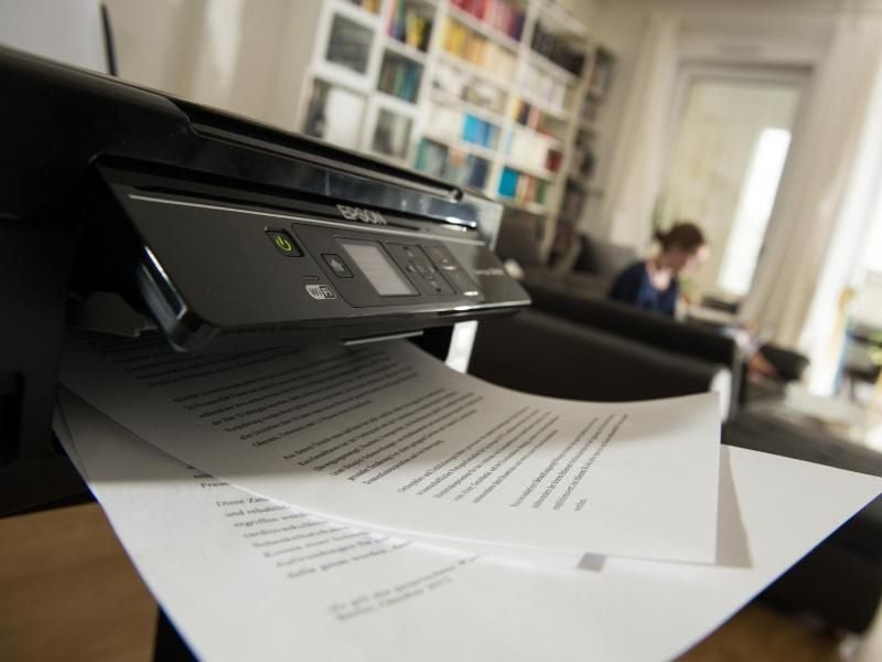 Häufig werden Heimdrucker nur sehr selten benutzt. Dann sind die Druckkosten pro Seite sehr hoch. Foto: Franziska Gabbert/dpa-tmn