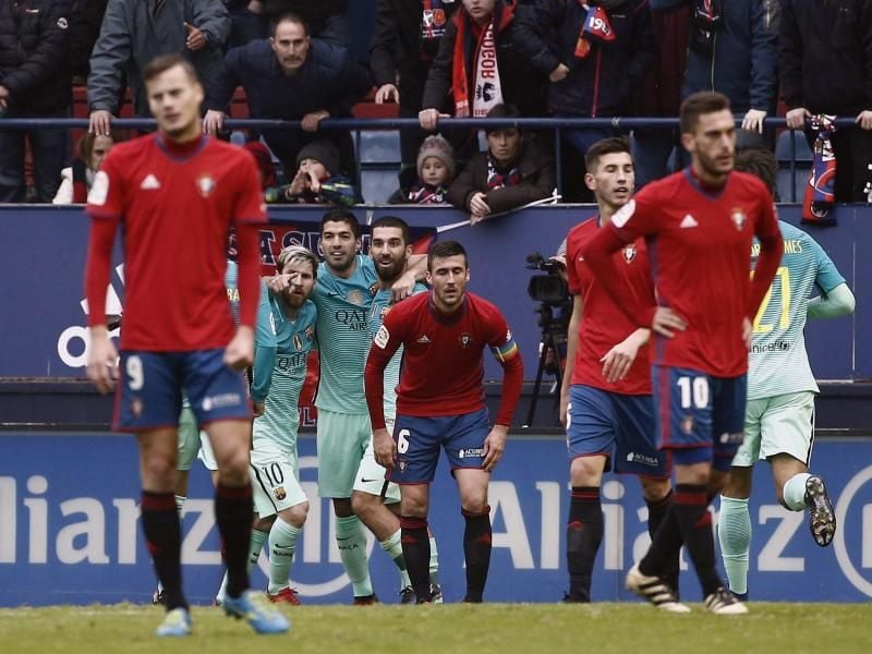 Barcelona gewann 3:0 bei Schlusslicht Osasuna Pamplona. Foto: Jesus Diges