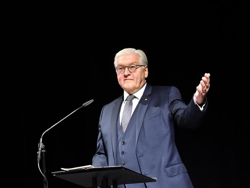 Bundespräsident Frank-Walter Steinmeier würdigte die Komische Oper Berlin an ihrem 70. Geburtstag. Foto: Paul Zinken