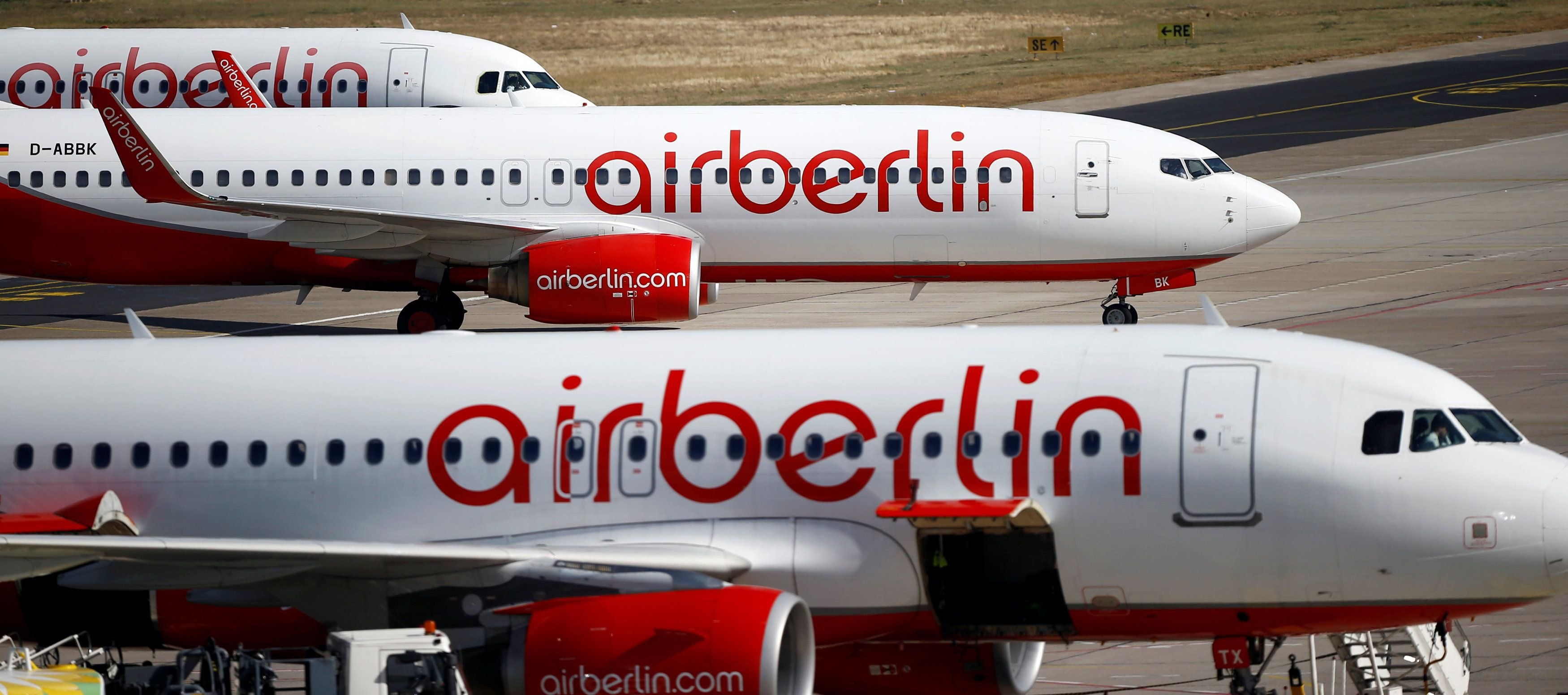 Air-Berlin-Maschinen in Berlin (Symbolbild)