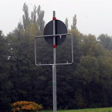 Am Montag wurde das fehlerhafte Schild entfernt