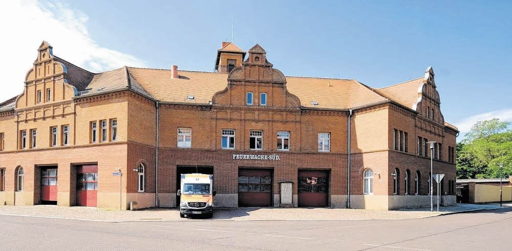 Die Feuerwache-Süd ist nicht nur eine der ältesten, sondern auch eine der schönsten in Halle.