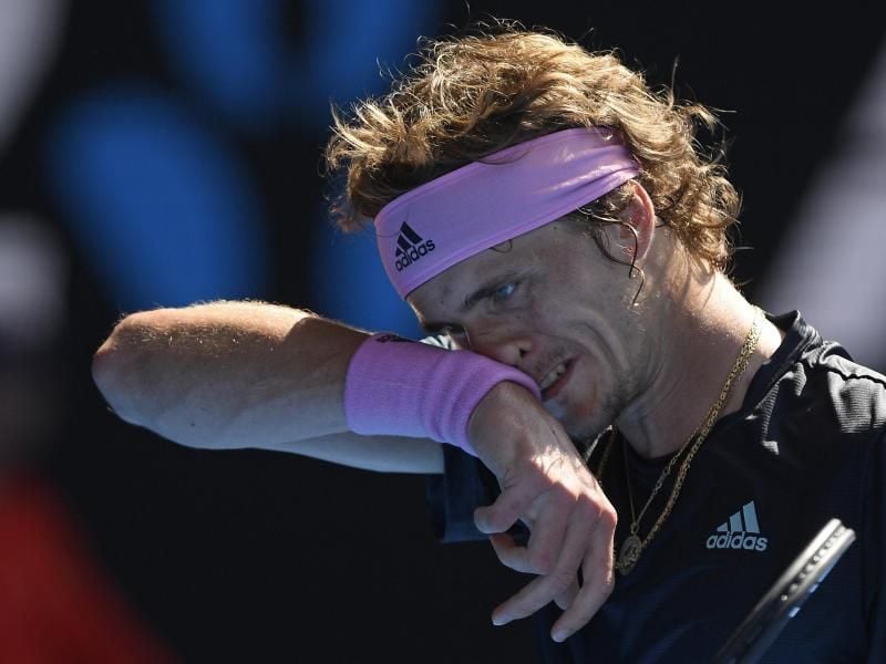 Zverev unterlag Fognini überraschend klar. Foto: Andy Brownbill/AP