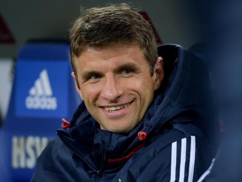 Bayerns Thomas Müller kam gegen Hamburg zunächst von der Bank, verletzte sich kurz darauf allerdings am Oberschenkel. Foto: Axel Heimken