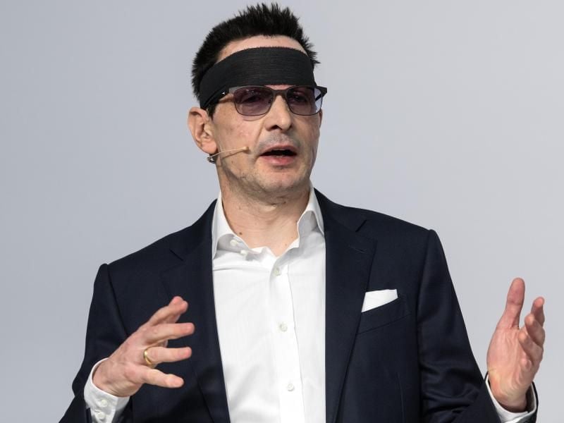 Bernhard Günther während der Bilanz-Pressekonferenz von Innogy im März 2019. Foto: Federico Gambarini/dpa