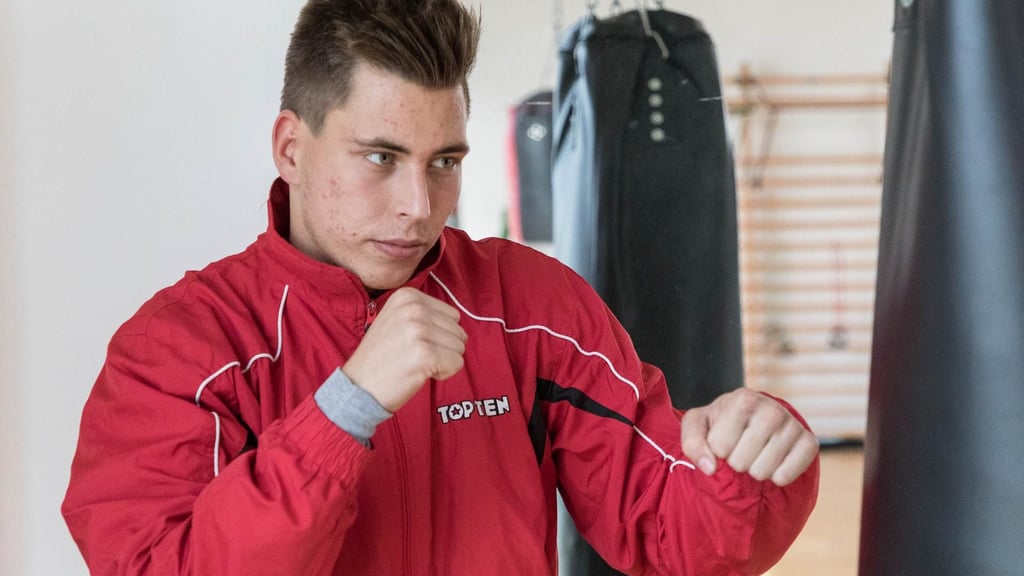 Tom Dzemski beim Training vergangene Woche in Halle.