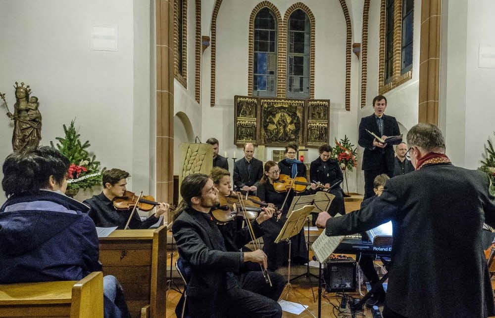 Das „Academic Messiah Project“ gastierte mit Matthias Erben in der katholischen Kirche St. Marien in Wittenberg.