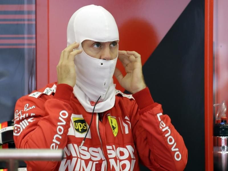 Startet beim Großen Preis von Bahrain vom zweiten Startplatz: Ferrari-Pilot Sebastian Vettel. Foto: Luca Bruno/AP/dpa