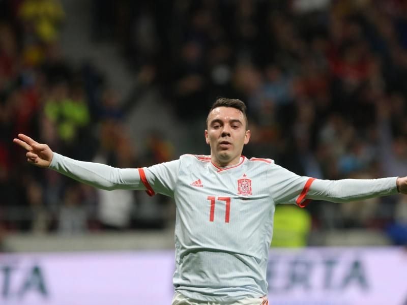 Iago Aspas erzielte in der 84. Minute das einzige Tor. Foto: Cezaro De Luca