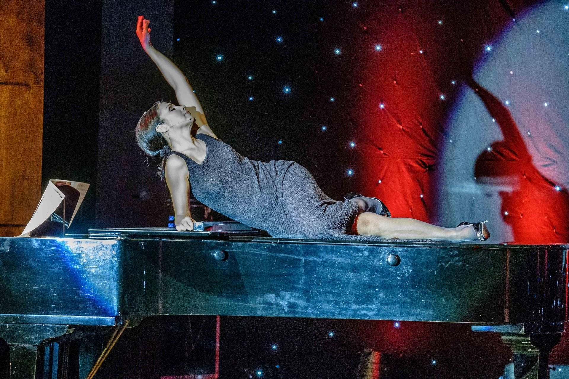 Katrin Weber in der Phönix Theaterwelt in Wittenberg.