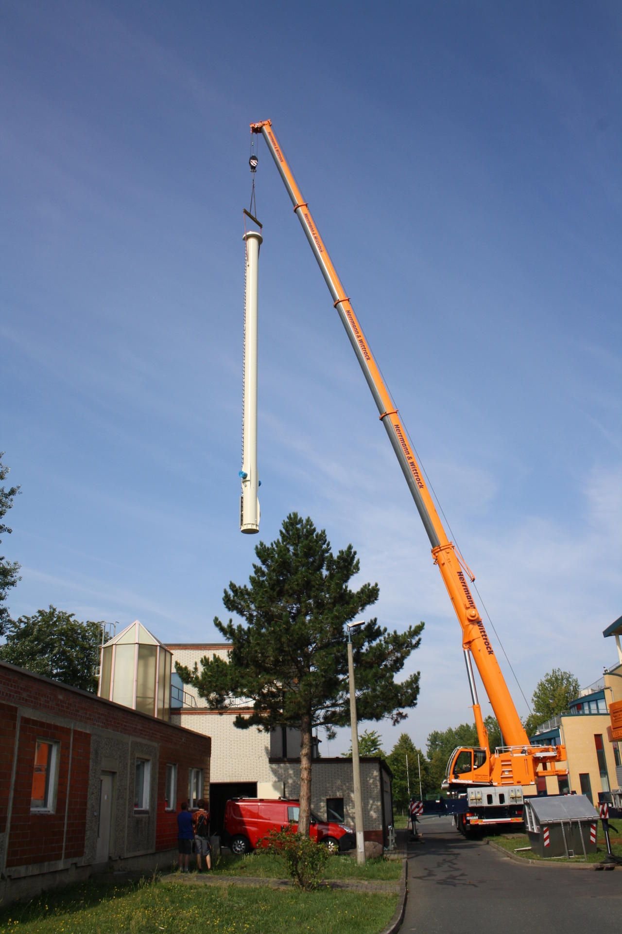 Der neue Schornstein