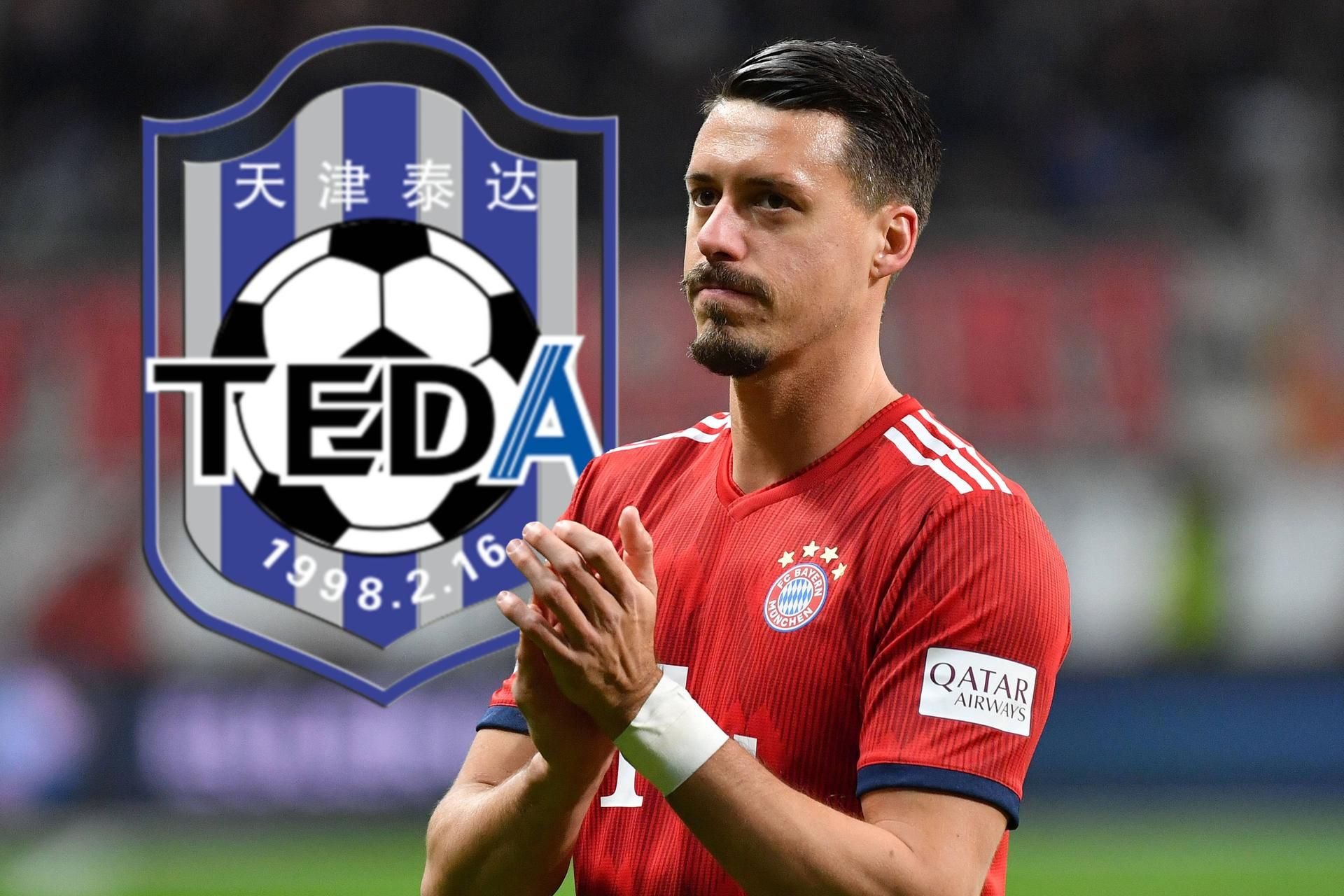 Sandro Wagner verlässt den FC Bayern München Richtung China.