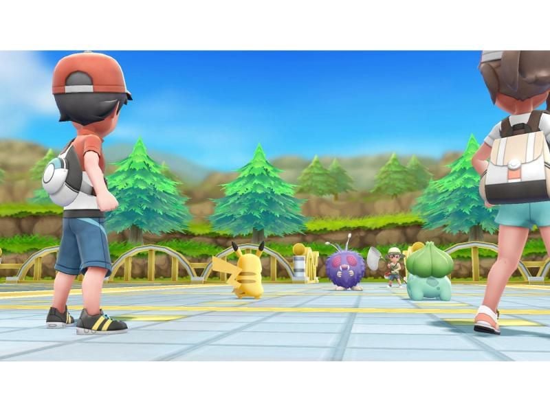 Attacke! In „Pokemon Let's Go” können Spieler die kleinen Wesen fangen, trainieren und in Duelle schicken. Foto: Nintendo