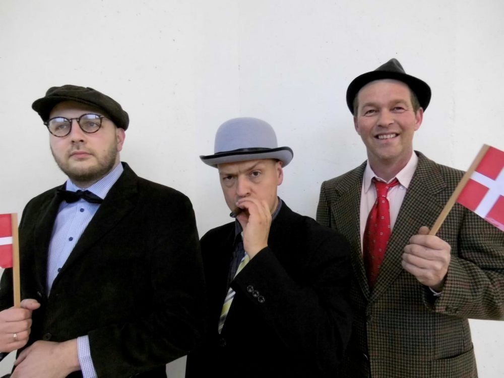 Karneval in Tilleda: Danny Hillen, Mathias Fessel und Michael Bosse (von links) überzeugten auch schon als Olsenbande.