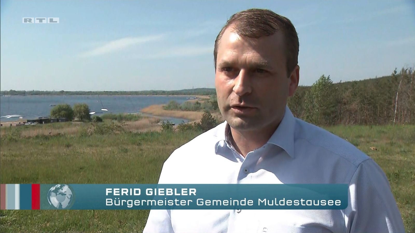 Ferid Giebler im Beitrag von RTL-Aktuell