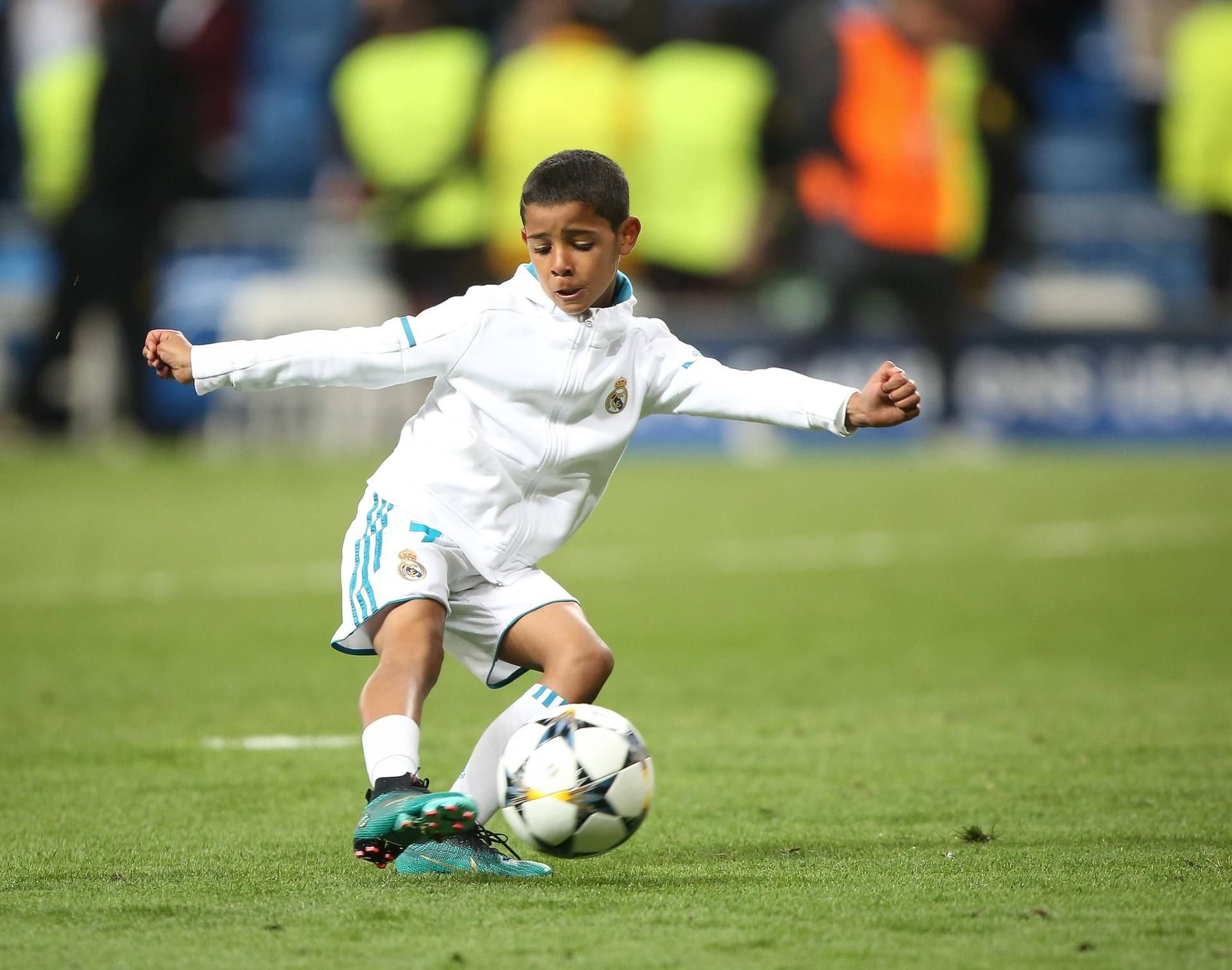 Cristiano Ronaldo Jr, hier noch im Trikot von Real Madrid.