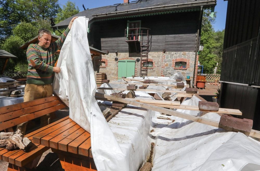 Dirk Werner am Forsthaus Leiner Berg