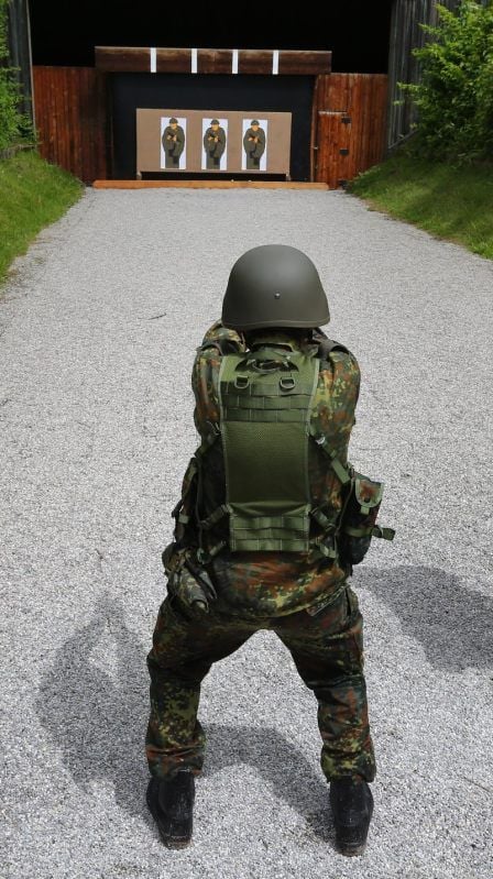 Schießübung: Auch Mitglieder der Prepper-Gruppe sollen den Umgang mit Waffen geübt haben.
