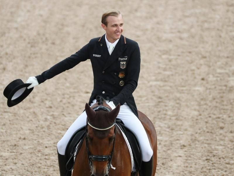 Sönke Rothenberger siegte im Sattel von Cosmo zum Auftakt der Dressur-DM in Balve. Foto (Archiv): Friso Gentsch Foto: Friso Gentsch
