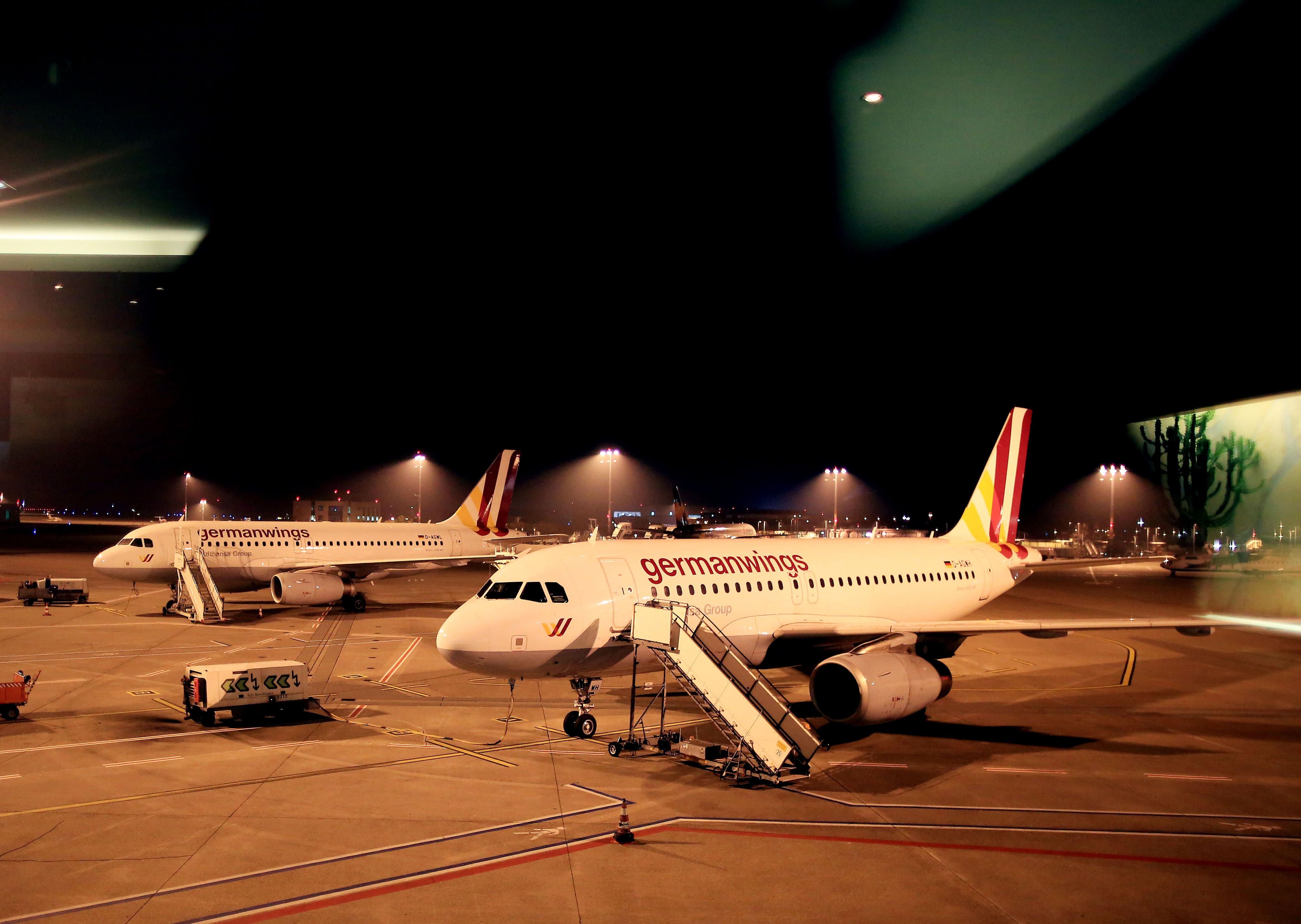 Bleiben am Boden: Eurowings-Maschinen in Köln/Bonn