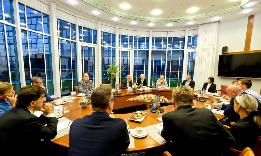 Die Konferenz fand am Montag im Dorint-Hotel statt.