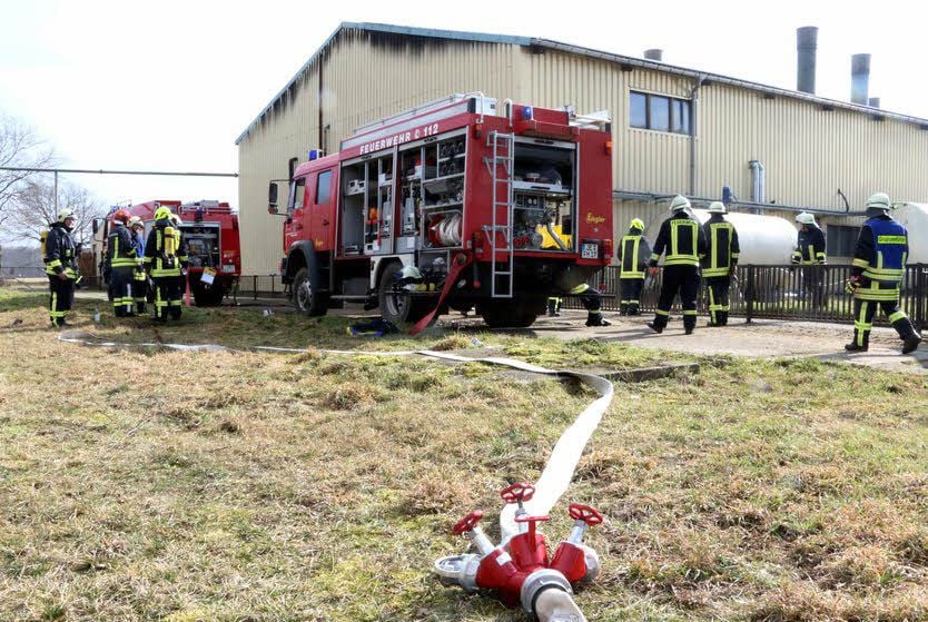 In einem Schweinestall in Steinsdorf ist ein Feuer ausgebrochen.