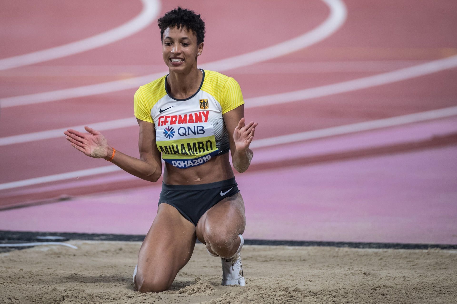 Malaika Mihambo startet erneut in Dessau.