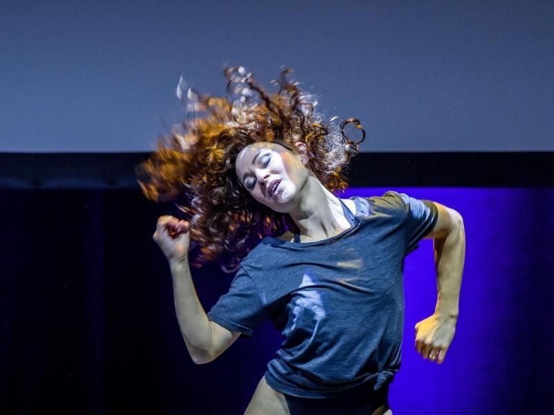 Hannah von Spreti bei der Pressekonferenz zum Musical „Flashdance”. Foto: Axel Heimken