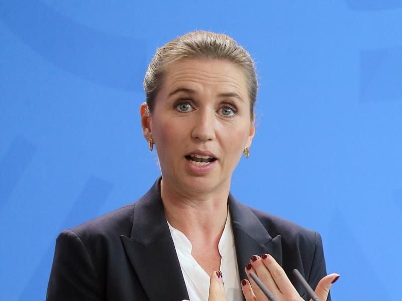 Die dänische Ministerpräsidentin Mette Frederiksen. Foto: Wolfgang Kumm/dpa