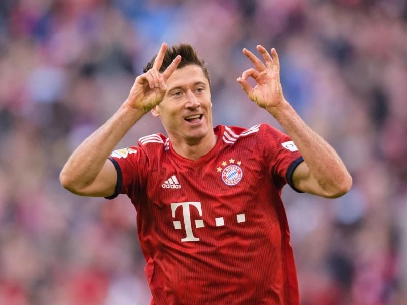 Am Samstag gegen die Mainzer werden wieder Tore von ihm erwartet: Robert Lewandowski vom FC Bayern. Foto: Matthias Balk