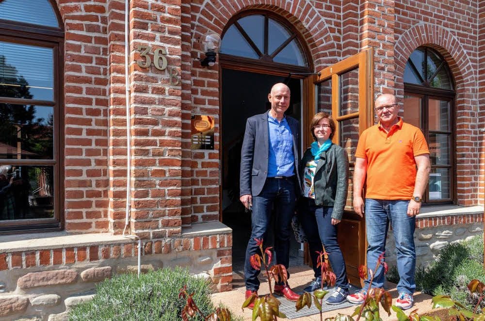 Joachim Wenzel, Nadine und Ralf Schribrowski wollen gemeinsam neue Wohnmodelle entwickeln.