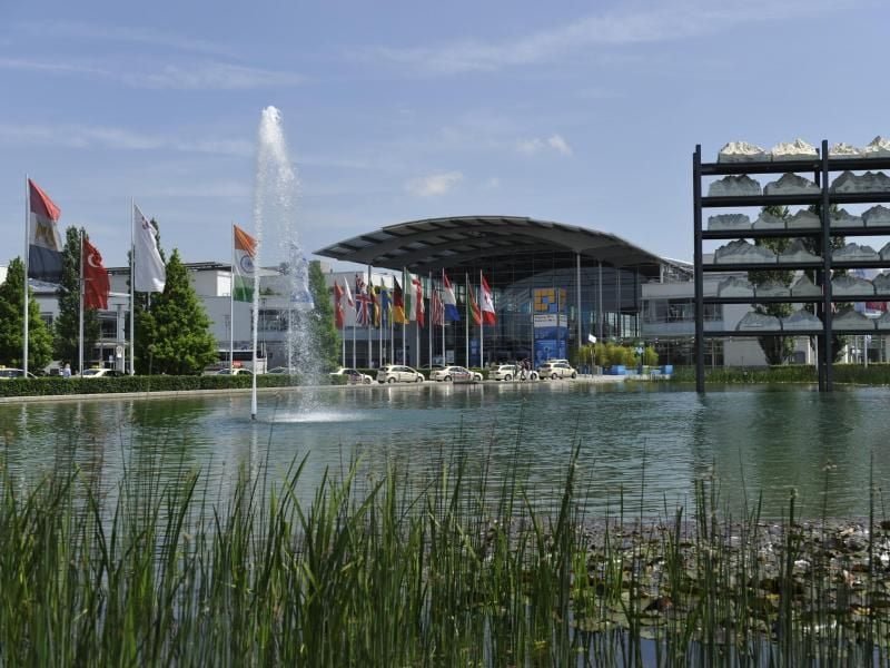 Blick auf das Internationale Congress Center München (Archivbild). Foto: Marc Müller/dpa