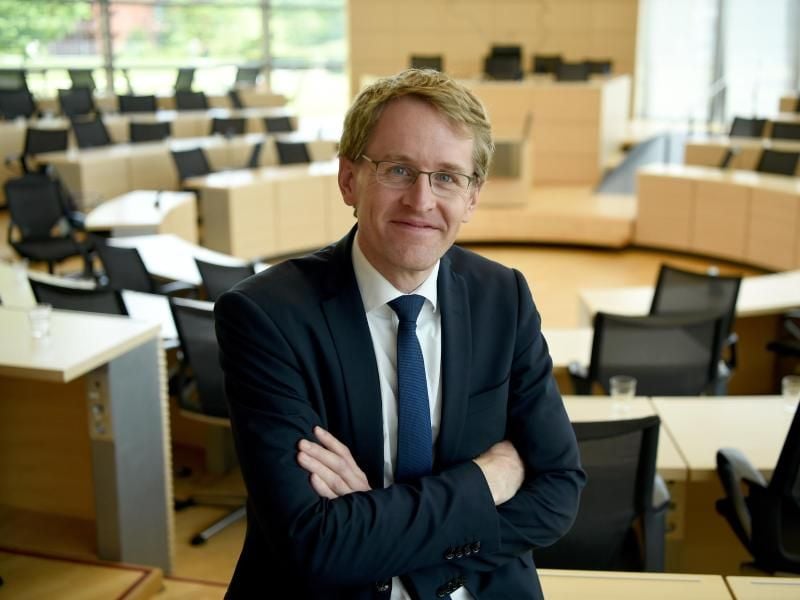 Der neue Ministerpräsident von Schleswig-Holstein, Daniel Günther (CDU). Foto: Carsten Rehder/Archiv