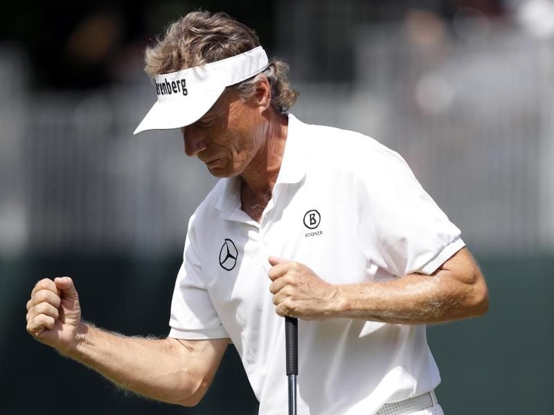 Bernhard Langer hat zum 37. Mal auf der US-Senioren-Tour gewonnen. Foto: Charlie Neibergall/AP