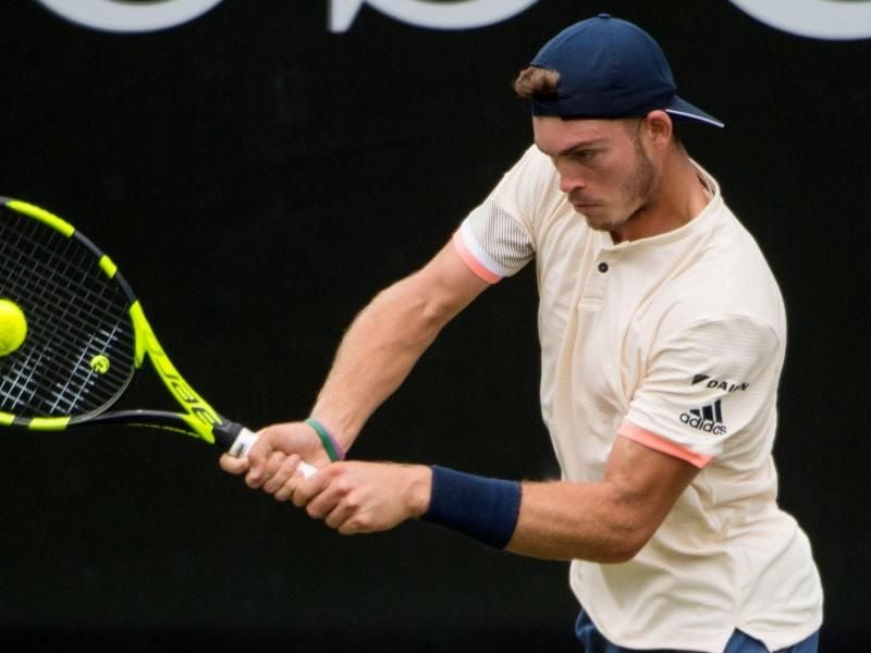 Maximilian Marterer hat die erste Runde in Stockholm gegen Lokalmatador Elias Ymer verloren. Foto: Marijan Murat