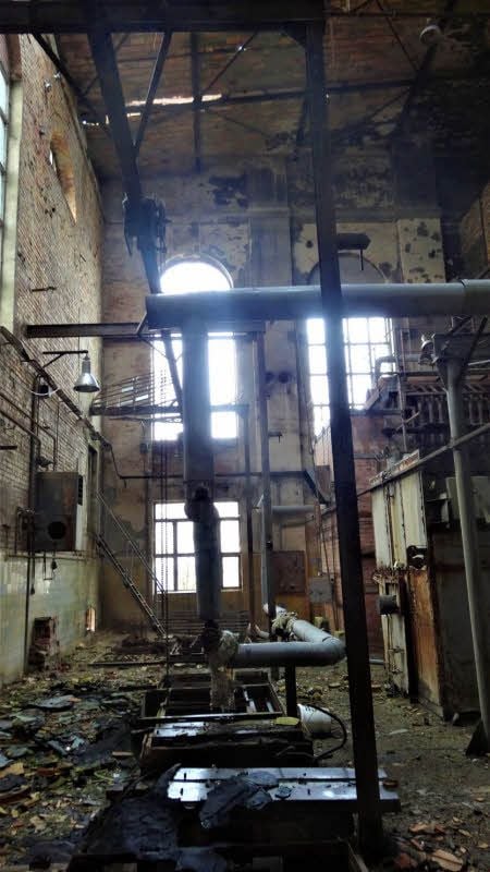 Blick ins Innere des Kessel- bzw. Heizhauses aus den 20er Jahren des 20. Jahrhunderts