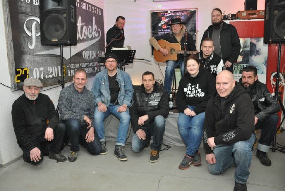 Die letzte Party im alten Gerätehaus fand nicht in Uniform statt.
