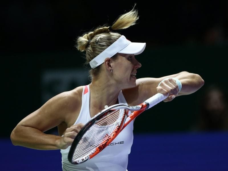 Angelique Kerber kann ihr Tennisjahr mit dem Sieg bei den WTA Finals krönen. Foto: Wallace Woon