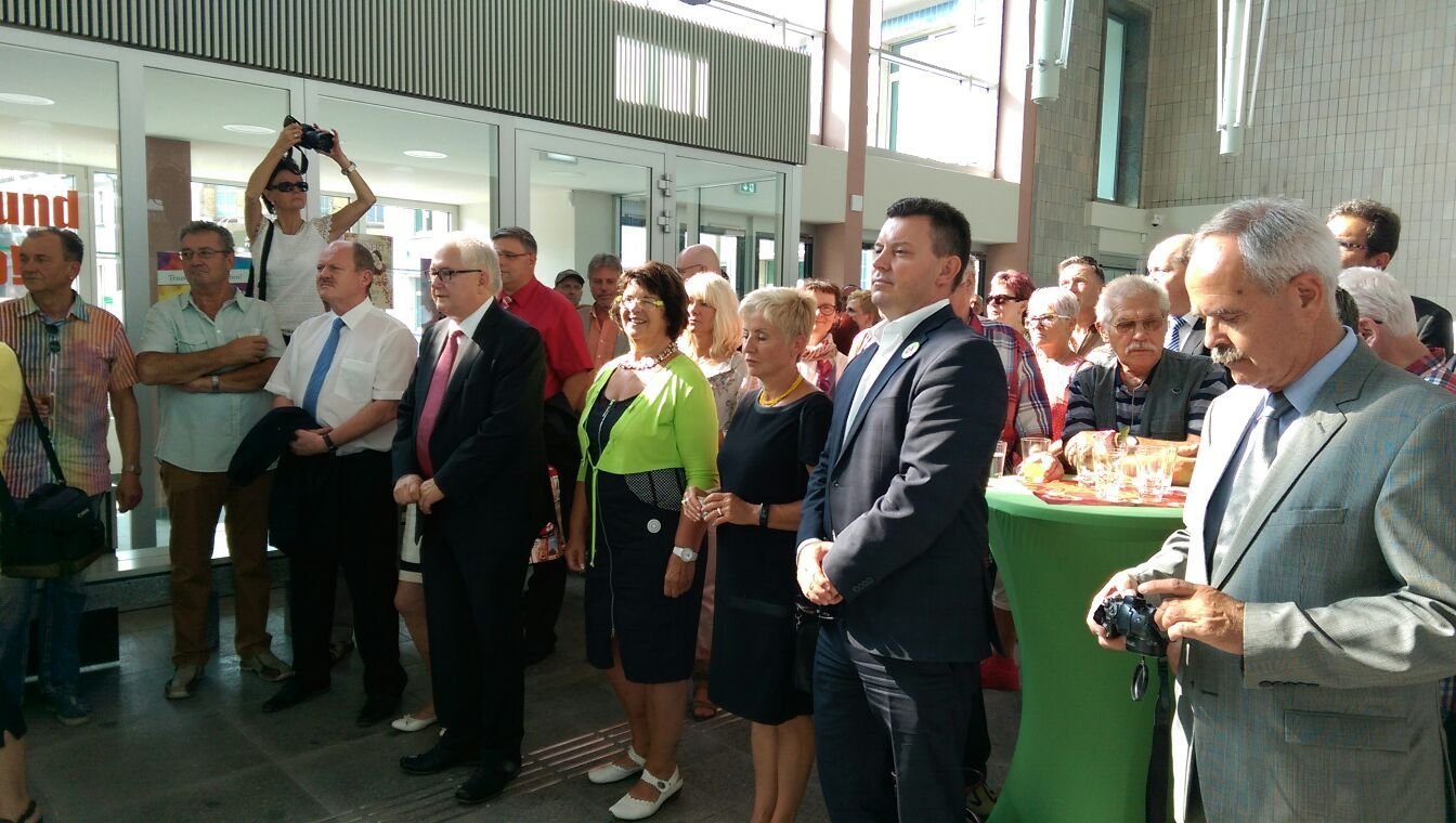 Offizielle Einweihung des sanierten Bahnhofs in Sangerhausen