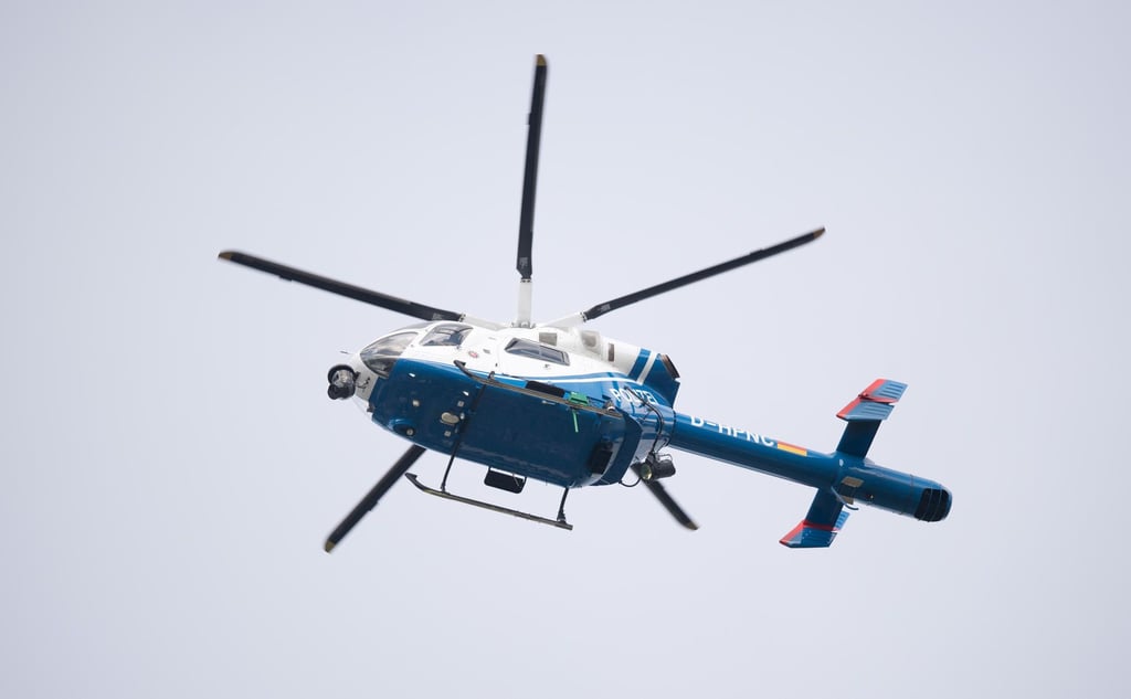 Mit einem Polizeihubschrauber konnte die Polizei einen Betrugsfall verhindern.