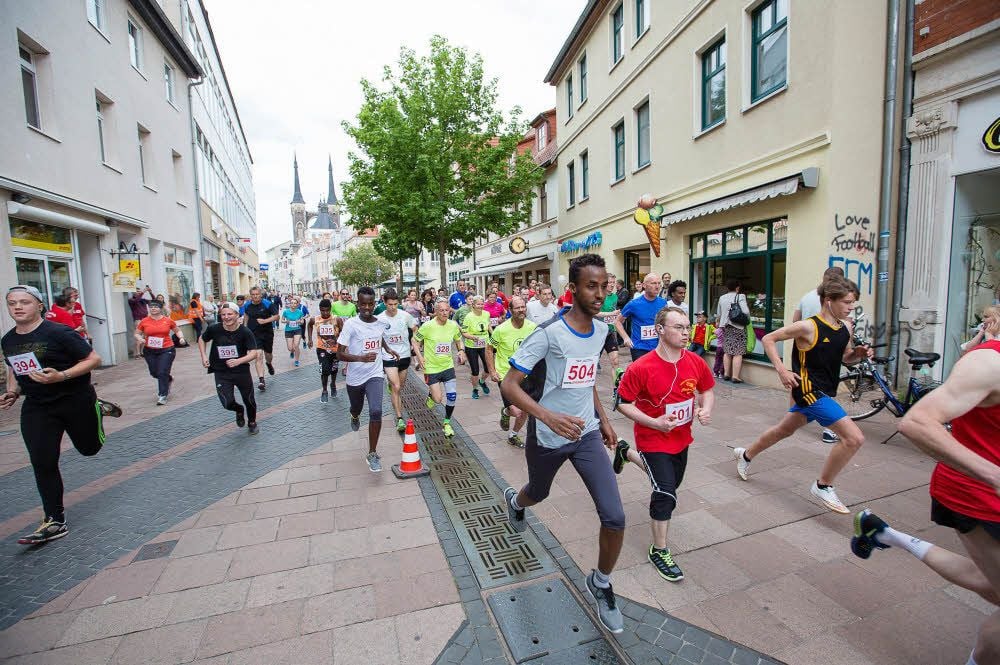 Citylauf in der Köthener Innenstadt