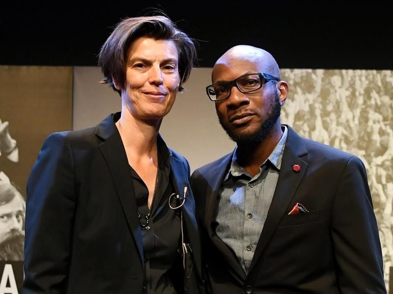 Carolin Emcke und Teju Cole in Hannover. Foto: Holger Hollemann