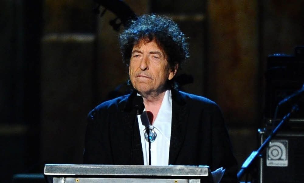 Steht nicht so oft an Rednerpult: Bob Dylan, am 5. Oktober 2016 in Los Angeles