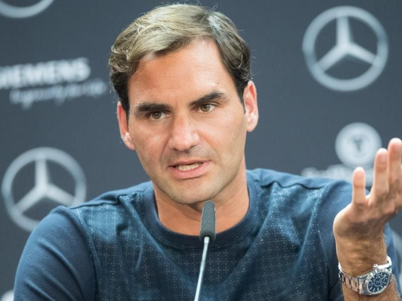 Noch immer voll motiviert: Tennis-Legende Roger Federer. Foto: Sebastian Gollnow