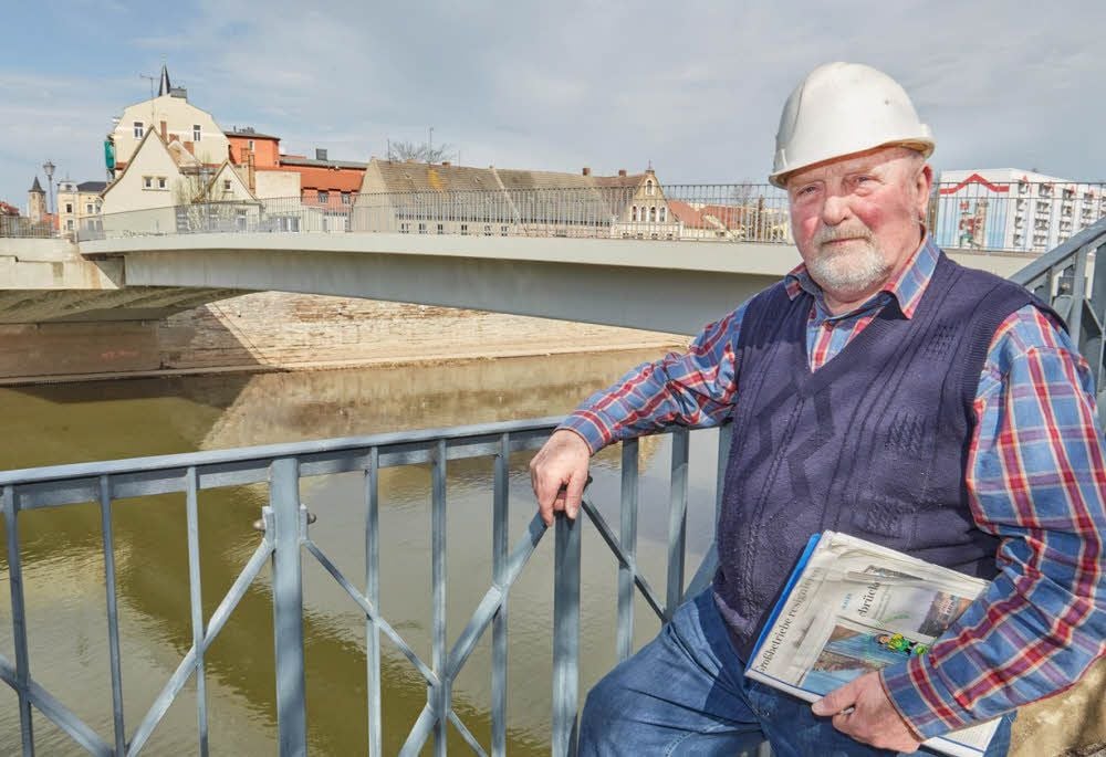 Peter Walzel ist nach dem Vorfall an seine Wirkungsstätte zurückgekehrt. Er war der Oberbauleiter.