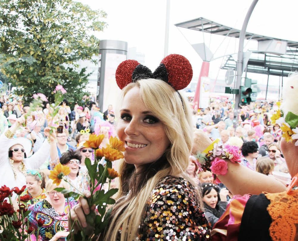 Tea Wartmann hat am Wochenende beim Schlagermove in Hamburg gesungen.