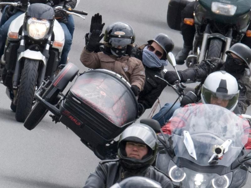 Motorradfahrer. Foto: Boris Roessler/Archiv