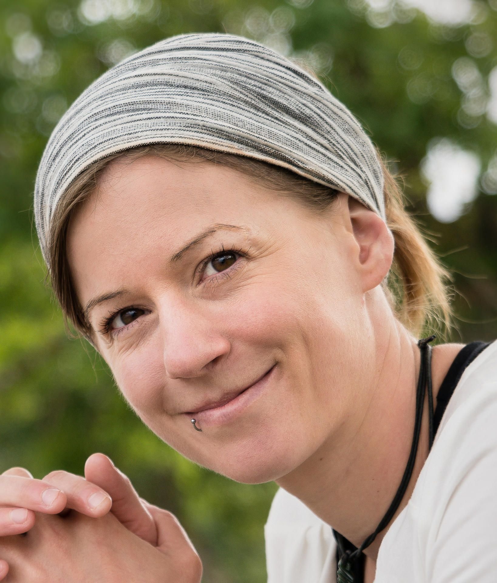 Dominique de Marné spricht oft in Schulen über ihre psychische Krankheit.