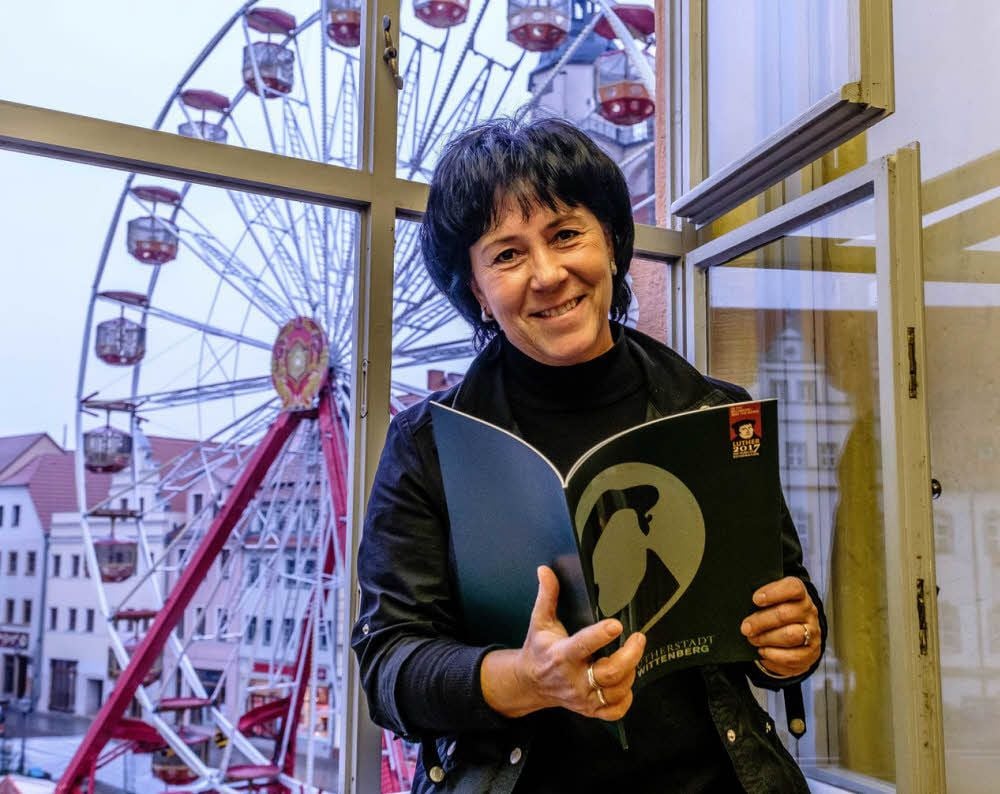 Die Kulturmanagerin: Nadine Louzek vom Team der Lutherstadt Wittenberg Marketing GmbH