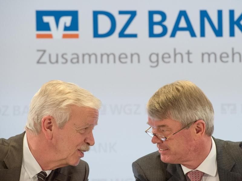 Hans-Bernd (WGZ Bank) und Wolfgang Kirsch (DZ Bank). Foto: Boris Roessler/Archiv